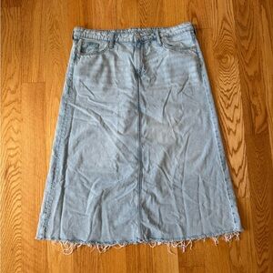Denim Light Blue Jeans skirt